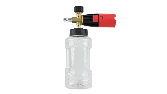 Pressure Washer Adjustable Snow Foam Lance Soap Foamer Foam Cannon with 1/4 Quick Plug and Click Disassembly Design